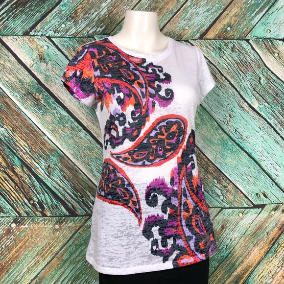 INC International Concepts Tops - D7 - INC International Concepts| Rhinestones Tee - M